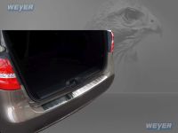 Weyer stainless steel rear bumper protection fits for MERCEDES B KlasseW 246