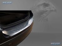 Weyer stainless steel rear bumper protection fits for VW Touareg I7L