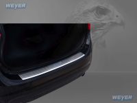 Weyer stainless steel rear bumper protection fits for VOLVO V60, V60 Cross Country