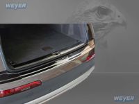 Weyer stainless steel rear bumper protection fits for AUDI Q7 II4M