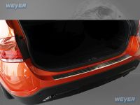 Weyer stainless steel rear bumper protection fits for BMW X1E84
