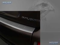 Weyer stainless steel rear bumper protection fits for MITSUBISHI Outlander IIICWo