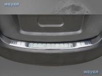 Weyer stainless steel rear bumper protection fits for SKODA Fabia II5J