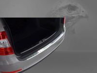 Weyer stainless steel rear bumper protection fits for SKODA Superb II