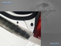 Weyer stainless steel rear bumper protection fits for VW UP3D / 5D