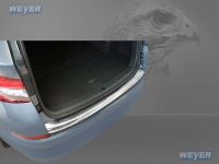 Weyer stainless steel rear bumper protection fits for SKODA Kodiaq