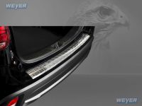 Weyer stainless steel rear bumper protection fits for MITSUBISHI Outlander IIIPHEV