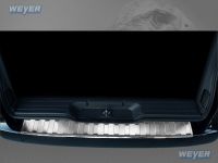 Weyer stainless steel rear bumper protection fits for MERCEDES VITO / VIANOW 639