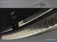 Weyer stainless steel rear bumper protection fits for MERCEDES GLCX 253