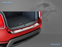 Weyer stainless steel rear bumper protection fits for FIAT 500X