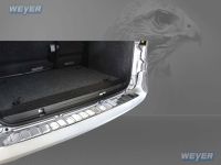 Weyer stainless steel rear bumper protection fits for PEUGEOT BIPPER