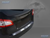 Weyer stainless steel rear bumper protection fits for PEUGEOT  508 SW