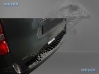 Weyer stainless steel rear bumper protection fits for CITROEN Space Tourer