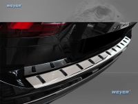 Weyer stainless steel rear bumper protection fits for VW Tiguan II + Tiguan Allspace