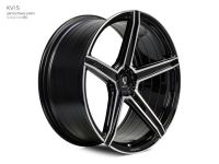 MB Design KV1S DC black shiney polished Wheel 10,5x21 - 21 inch 5x112 bolt circle