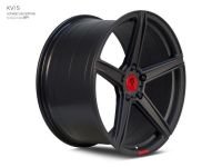 MB Design KV1S DC black dull matt Wheel 10,5x21 - 21 inch 5x108 bolt circle