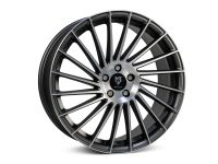 MB Design VR3 Mattgrey polished Wheel 8,5x19 - 19 inch 5x108 bolt circle