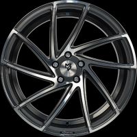 MB Design KV2 shiny grey polished Wheel 8.5x19 - 19 inch 5x100 bolt circle