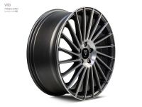 MB Design VR3 matt grey polished Wheel 8,5x19 - 19 inch 5x120 bolt circle