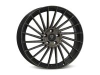 MB Design VR3 smoke black shiney polished Wheel 7,5x18 - 18 inch 4x108 bolt circle