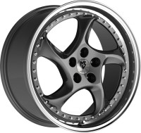 MB Design TURBO shiney grey polished Wheel 8,5x19 - 19 inch 5x100 bolt circle