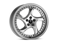 MB Design TURBO silver Wheel 8,5x19 - 19 inch 5x100 bolt circle