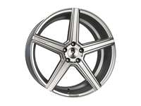 MB Design KV1 silver Wheel 8.5x19 - 19 inch 5x100 bolt circle