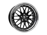 MB Design LV1 black shiney polished Wheel 8.5x19 - 19 inch 5x100 bolt circle