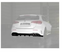 Lorinser rear diffuser with black tips fits for Mercedes W177