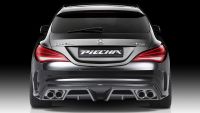 Piecha CLA GT-R rear sport muffler with racing sound fits for Mercedes CLA W117