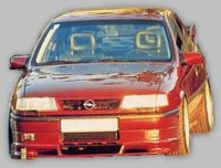 JMS Frontspoilerlippe Racelook fr 2000er Schrze passend fr Opel Vectra A