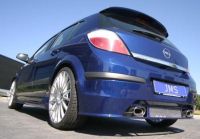 JMS rear apron sedan Racelook with diffusor fits for Opel Astra H