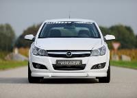 front lip spoiler without OPC and GTC Rieger Tuning fits for Opel Astra H & GTC