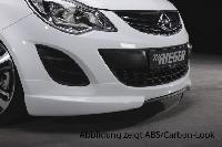 front splitter for spoiler 00058946 and 58950 Rieger Tuning fits for Opel  Corsa D