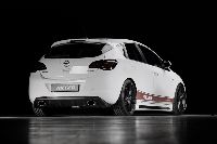 rear apron for serials rear silencer with one tail pipe carbon look Rieger Tuning fits for Opel Astra J