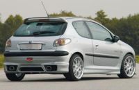 Side skirts 2-/4-doors Rieger Tuning fits for Peugeot 206 + CC