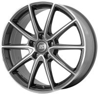 RC RC32 Himalaya Grey full polished (HGVP) Wheel 7,5x19 - 19 inch 5x114,3 bolt circle