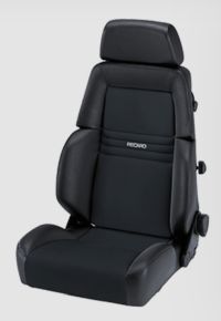 Recaro Expert S Synthetic Leather black/Dinamica black for drivers side and passengers side with ABE