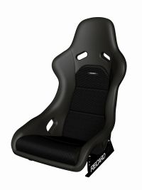 RECARO Classic Pole Position leather Wrfelcord Leather black cube cord standard equipment + seat shell made of glass fiber reinforced plastic (GRP) + weight approx. 7.0 kg (without adapter and console) + ABE parts certificate * + belt feed-through for 4-