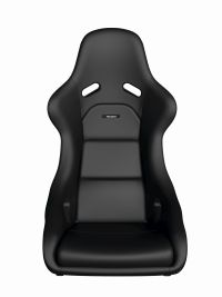 RECARO Classic Pole Position leather black Leather black  standard equipment + seat shell made of glass fiber reinforced plastic (GRP) + weight approx. 7.0 kg (without adapter and console) + ABE parts certificate * + belt feed-through for 4-point belt + s