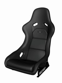 RECARO Classic Pole Position leather black Leather black  standard equipment + seat shell made of glass fiber reinforced plastic (GRP) + weight approx. 7.0 kg (without adapter and console) + ABE parts certificate * + belt feed-through for 4-point belt + s