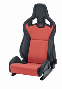 Recaro Sportster CS Synthetic Leather black/Dinamica red drivers side with ABE and seat heating