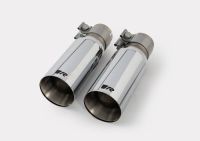 Remus tail pipe set left/right each 1 tail pipe  90 mm straight fits for _Endrohre 1 Endrohr gerade