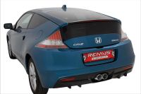 Remus ABS Heckschrzeneinsatz mittig, Carbon Optik, schwarz glnzend passend fr Honda CR-Z 1,5l Hybrid 89 (auch 13 kW E-Motor)kw