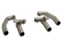 Remus Set of outlet tubes (quad flow) consisting of:2 outer outlet tubes with integrated valves2 inner outlet tubes without valvesincl. mounting material The activation of the valves is carried out using the original actuators via the vehicle onboard 