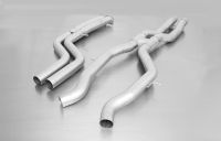 Remus Racing X-pipe and connection tubes (eliminating front silencer and secondary catalytic convertors), without homologation fits for BMW M3 3.0l 317 kW (S55B30) 2014=>