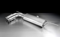 Remus sport exhaust with 2 tail pipes  84 mm Carbon Race fits for Volkswagen Golf VII 1,2l 63kW