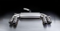 Remus sport exhaust with left/right each 2 tail pipes  84 mm Carbon Race fits for Volkswagen Golf VI 1,2l 77kW