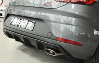 Rieger rear insert only Cupra Hatchback not estate black fits for Seat Leon 5F