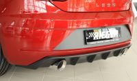 Rieger rear insert FR not ST estate black fits for Seat Leon 5F